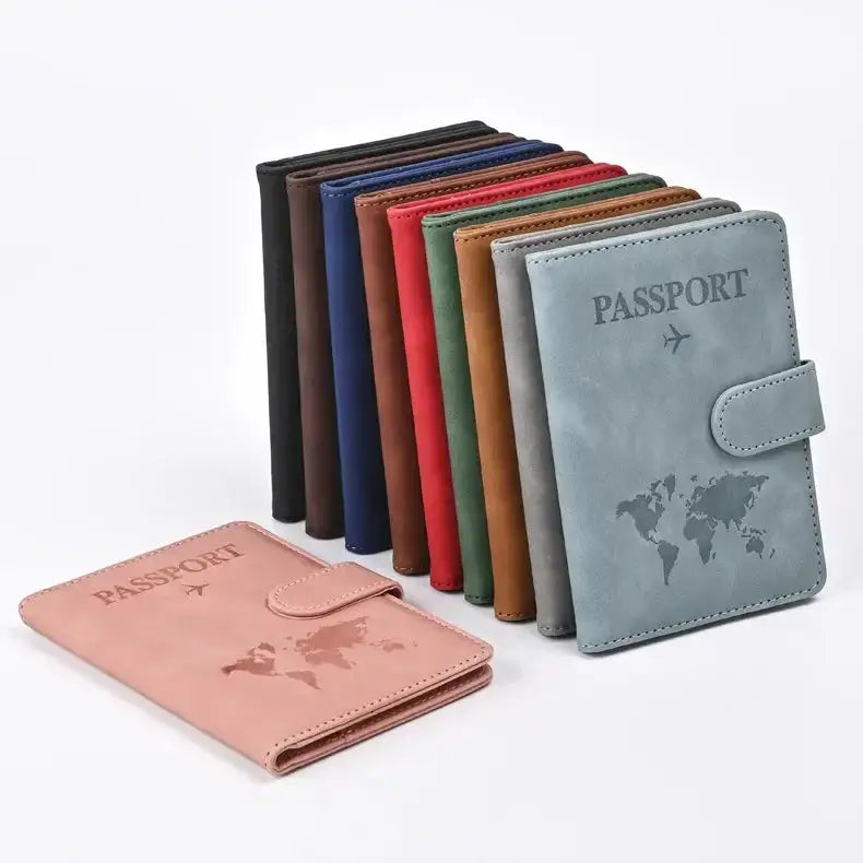 PU Leather Passport and Card Holder